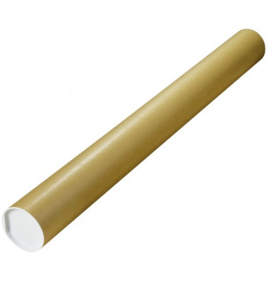 Versandrohr 30001361 braun, bis DIN Versand, innen 100x&Oslash;10cm, rund, Karton