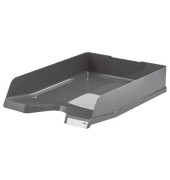 Briefablage VIVA 10275-191, A4/C4, dunkelgrau-hochglänzend, Polystyrol stapelbar