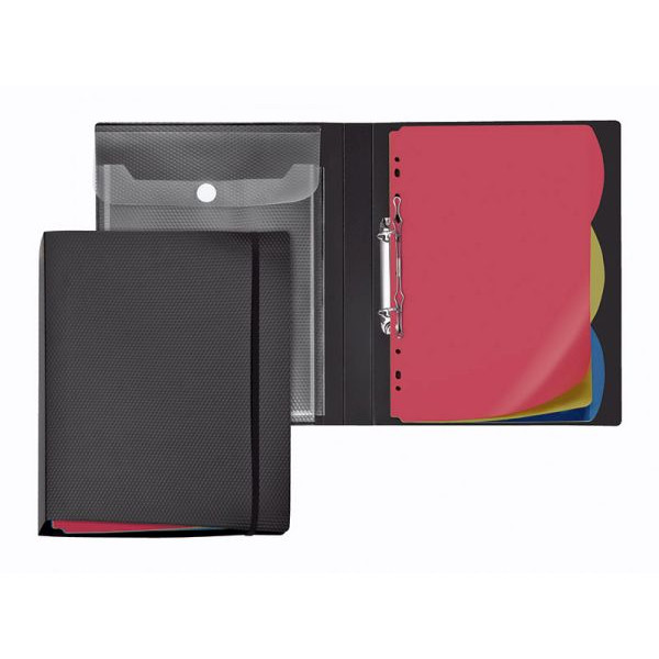 4000225069697 - Arbeitsmappe Diamond Combimechanik 20 mm A4 260 x 320 mm schwarz 4000225069697 Veloflex