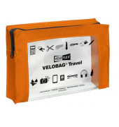 Reißverschlusstasche VELOCOLOR® Travel, PVC, orange, A5, 230 x 160 mm