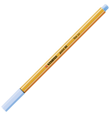 Fineliner point 88, 0,4 mm, eisblau