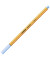 Fineliner point 88, 88/11, orange, wei&szlig;e Streifen (Schreibfarbe: eisblau), 0,4mm