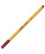 Fineliner point 88, 88/19, orange, wei&szlig;e Streifen (Schreibfarbe: purpur), 0,4mm
