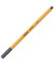 Fineliner point 88, 88/97, orange, wei&szlig;e Streifen (Schreibfarbe: schwarzgrau), 0,4mm