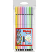 Premium-Filzstift STABILO® Pen 68 Etui "Pastell", mit 8 Stiften