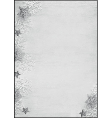 Weihnachtspapier Frozen Stars A4 DP248