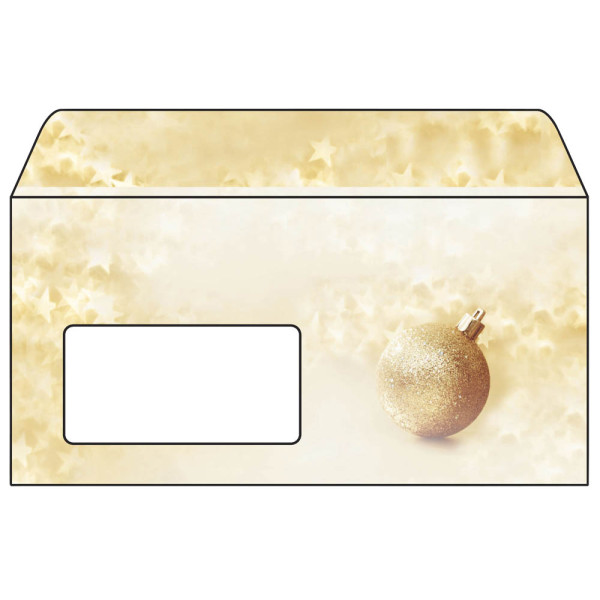 Sigel Weihnachtsumschläge Brightness Brightness DU246, Din Lang, 90g 4004360827136 Sigel 50 Stück
