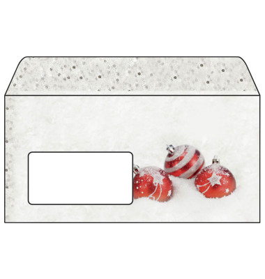 Weihnachtsumschläge Winter Flair DU247, Din Lang, 90g