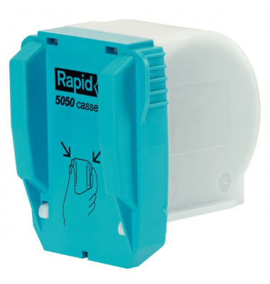 Heftklammernkassette Electric Super Strong 5050, 20993501, Stahldraht verzinkt, Heftleistung 50 Blatt max.