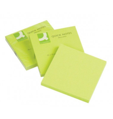Haftnotizen KF10515, KF10515, 76x76mm, brillantgrün, quadratisch Haftnotizen KF10515, KF10515, 76x76mm, brillantgrün, quadratisch
