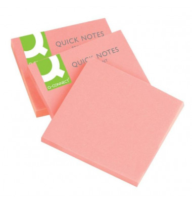 Haftnotizen KF10516, KF10516, 76x76mm, brillantpink, quadratisch