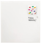 Glasboard 120 x 120 cm (B x H) Tempered Glas reinweiß