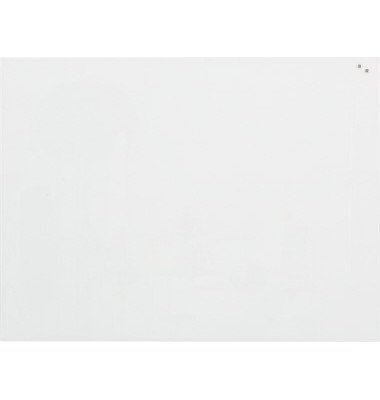 Glasboard 180 x 120 cm (B x H) Tempered Glas reinweiß