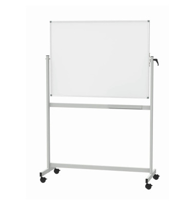 Stativdrehtafel-Whiteboard MAULstandard, 6460284, 135,5x189,5x55,8cm (BxHxT), emailliert, Aluminium