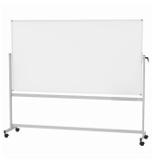Stativdrehtafel-Whiteboard MAULstandard, 6460684, 235,5x194,5x55,8cm (BxHxT), emailliert, Aluminium