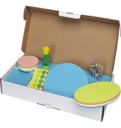 Moderationsbox 44 x 21,5 x 7,5 cm (B x H x T) Karton weiß