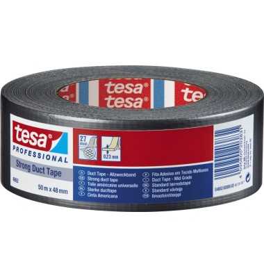 Gewebeband Strong Duct Tape 4662 Innenbereich, Außenbereich 48 mm x 50 m (B x L) silber