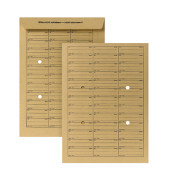 Hausposttaschen 04180338, B4 braun Papier 110g