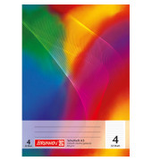 Schulheft 10-4530402, Lineatur 4 / liniert / keine, A5, 80g, regenbogen, 32 Blatt / 64 Seiten