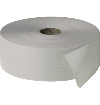 Toilettenpapier Maxi-Jumbo, ohne, 1433801, 2-lagig, wei&szlig;, 380m / Rolle,