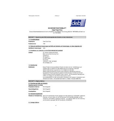 Schaumseife RefreshClear FOAM Patrone 1,2l