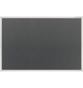 Pinnwand 1490001, 90x60cm, Textil, Aluminiumrahmen, grau