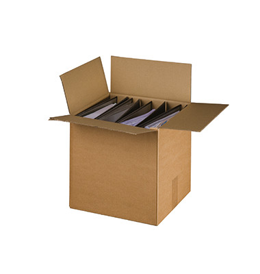 Ordnerversandkarton 00069066 braun, f&uuml;r 4-5 Ordner, innen 325x290x325mm, Wellpappe 1-wellig