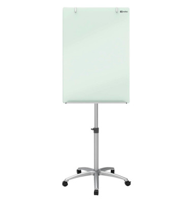 Flipchart Diamond, 1903949, 70x100cm, silber, mit Rollen, mit 2 Seitenarmen