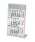 Dreimonatskalender Tischaufsteller 77000, 3 Monate / 1 Seite, 10,5x23cm, 2025