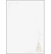 Weihnachtspapier Golden Tree A4 100 Blatt DP084