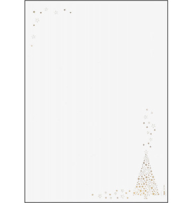 Motiv-Weihnachtspapier Golden Tree DP084 A4 90g 