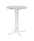 Stehtisch 01603317KH 110cm (H), Ø 80cm (BxT), rund, marmor / weiß