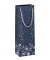 Geschenktasche GT112 Silver Snowflakes, Weihnachten, Silberprägung, mit  farbig abgestimmte Tragekordeln, Silberne Schneeflocken