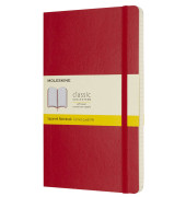Notizbuch 854641, Classic Collection, rot, A5, kariert, 70g, 96 Blatt / 192 Seiten