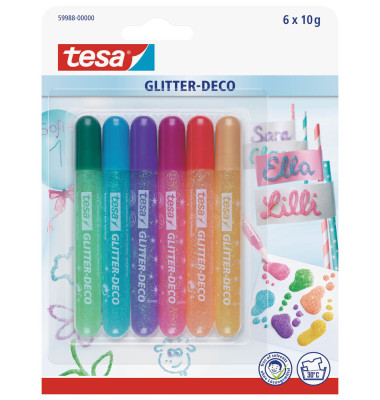 Glitter Deco Candy Colors Glitzerstifte farbsortiert 59988-00000-01