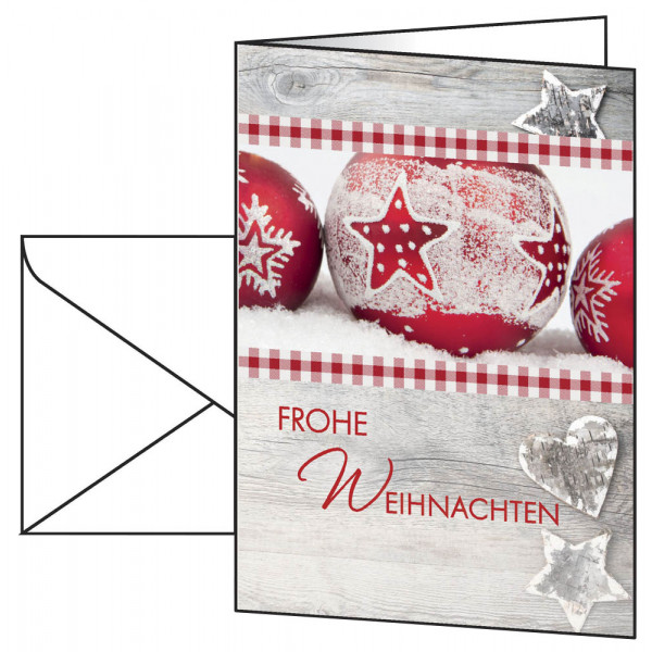 4004360827297 - Weihnachtskarten Winter Feeling A6 inkl weißen Umschlägen DS053 4004360827297 25 Stück