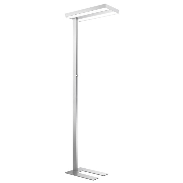 4007735908027 - LED-Stehleuchte stufenlos dimmbar direkt & indirekt leuchtend H 1950 mm 2 x 40 W alusilber
