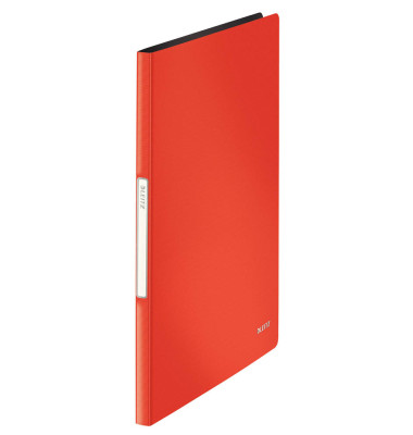 Sichtbuch Solid 4564-10-20, hellrot, A4, mit 20 Hüllen, Polypropylen