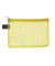 Reißverschlußtasche Mesh Bag PVC A6 173x118mm farblos/gelb