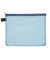 Reißverschlußtasche Mesh Bag PVC A5 244x190mm farblos/blau