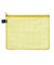 Reißverschlußtasche Mesh Bag PVC A5 244x190mm farblos/gelb