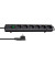 Comfort-Line Plus 6-fach Steckdosenleiste mit Schalter schwarz 1153300100