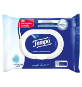 Toilettenpapier feucht, Sanft & Pur, neutral, 836196, 1-lagig, weiß, 42 Blatt,