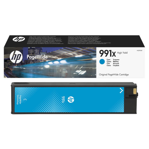 0190780843611 - Liderpapel - Hewlett Packard hp Original Tintenpatrone 991X Cyan M0J90AE für ca 16000 Seiten (M0J90AE)