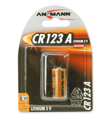 Batterie, CR123A / Fotobatterie / CR123, 3 Volt