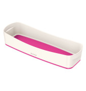 Aufbewahrungsbox MyBox 5258-40-23, 0,6 Liter, außen 307x105x55mm, Kunststoff perlweiß/pink