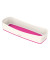 Aufbewahrungsbox MyBox 5258-40-23, 0,6 Liter, außen 307x105x55mm, Kunststoff perlweiß/pink