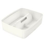 Aufbewahrungsbox MyBox 5322-40-01, 6 Liter, au&szlig;en 375x307x101mm, Kunststoff perlwei&szlig;