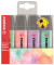Textmarker BOSS ORIGINAL, 70/4-2, Etui, farbig sortiert (t&uuml;rkis/minzgr&uuml;n/rouge/lila), 2-5mm Keilspitze