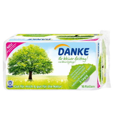 Toilettenpapier 5757  5757, 3-lagig, naturweiß, 150 Blatt / Rolle,